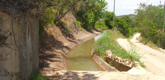 Foto: Wasserkanal zur Bewässerung der Felder