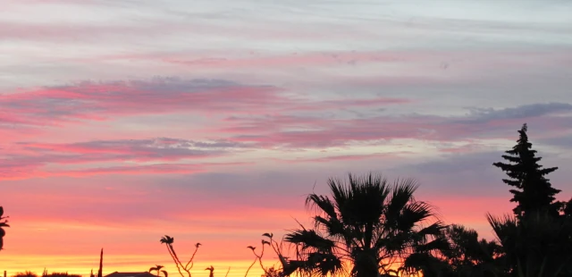 Sonnenuntergang an der Südküste der Algarve
