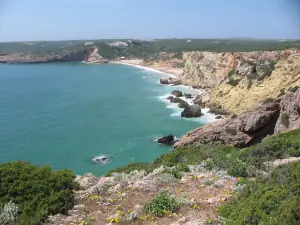 Aussicht auf die Algarve-Küste